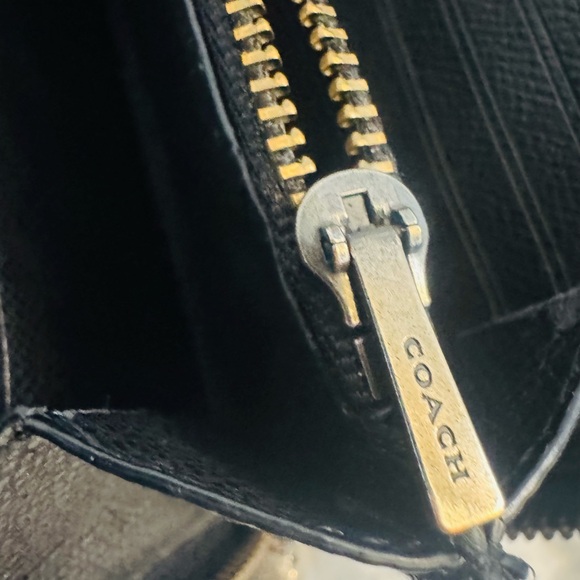 Coach Black Embossed Wallet - Picture 11 of 15